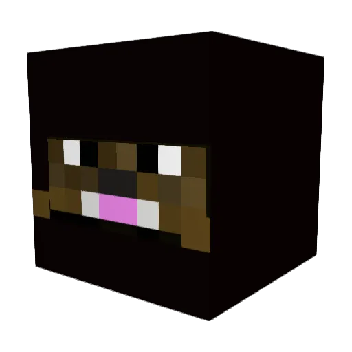 Danga_Jones Minecraft avatar head, 3D render