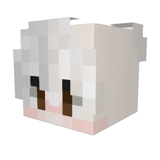 DangerBar Minecraft avatar head, 3D render