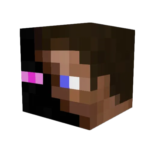 DangerBounty Minecraft avatar head, 3D render