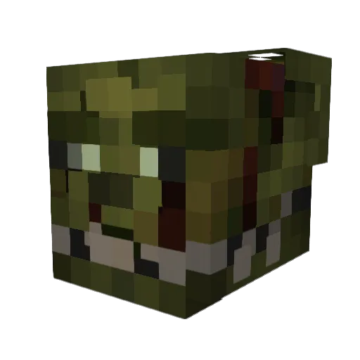 DangerBoy32111 Minecraft avatar head, 3D render