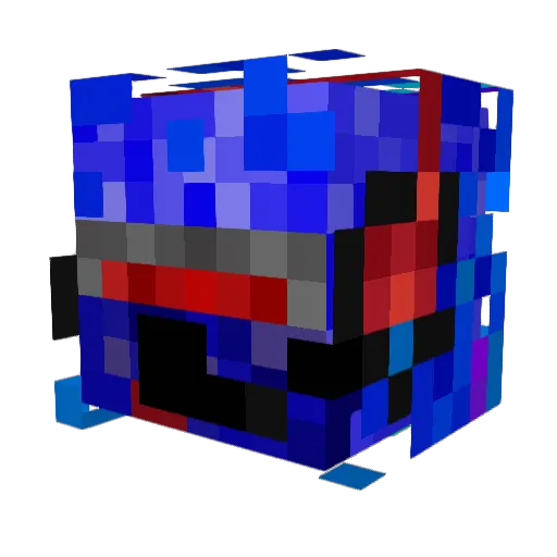 DangerBrokaly010 Minecraft avatar head, 3D render