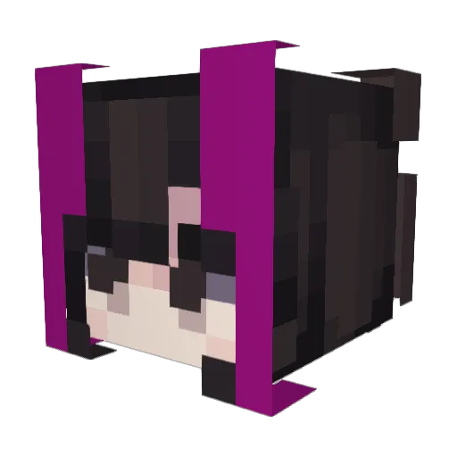 DangerDoofus Minecraft avatar head, 3D render