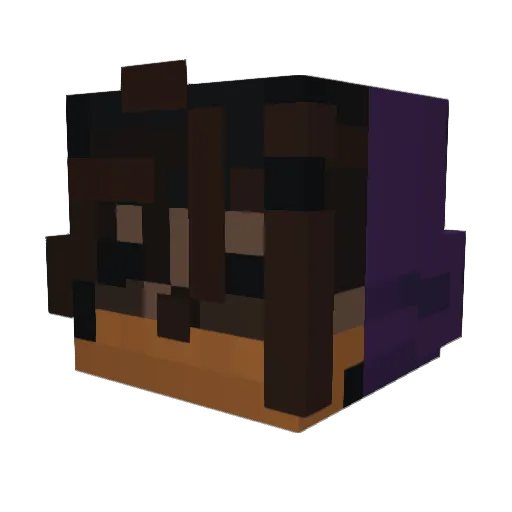 DangerNearby Minecraft avatar head, 3D render