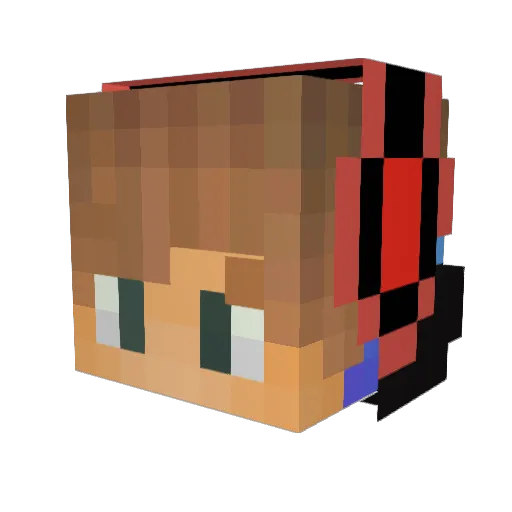 DangerThamor Minecraft avatar head, 3D render