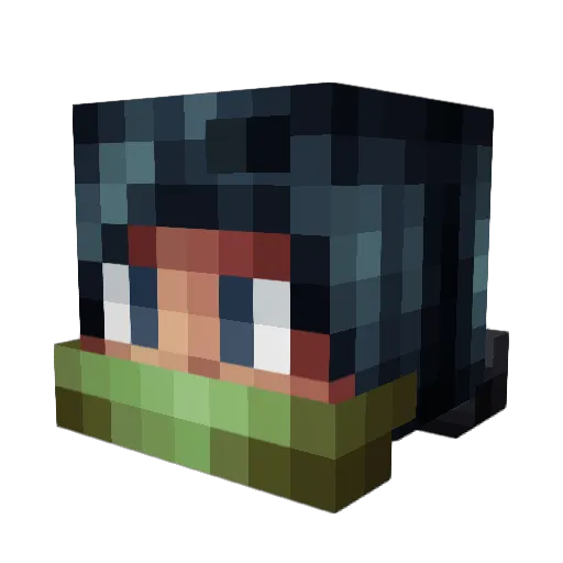 Danger_Jack_003 Minecraft avatar head, 3D render