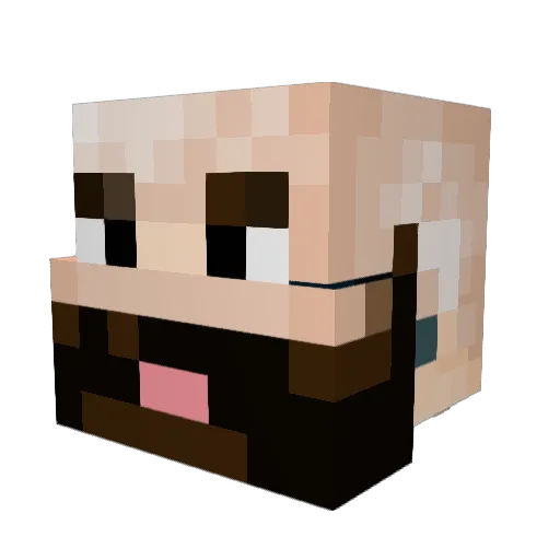 Danger_Mcjane Minecraft avatar head, 3D render