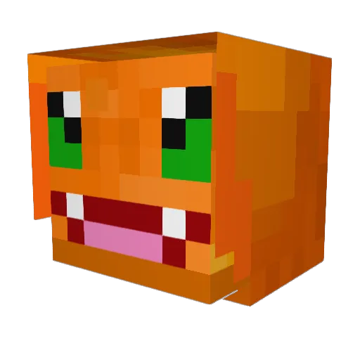 Danger_Noodle746 Minecraft avatar head, 3D render