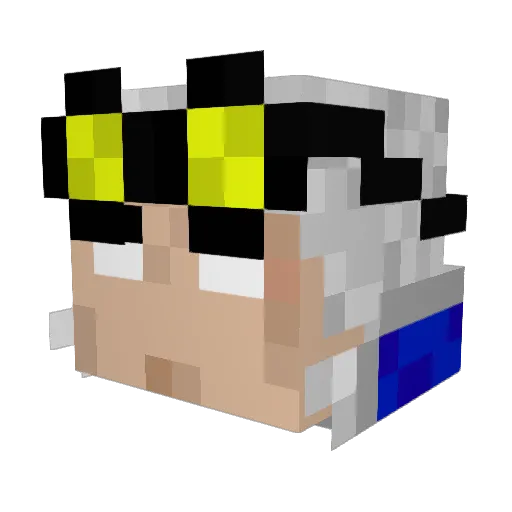 Danger_Tiger Minecraft avatar head, 3D render