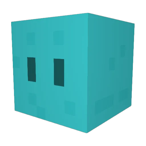 Dangercreep6 Minecraft avatar head, 3D render