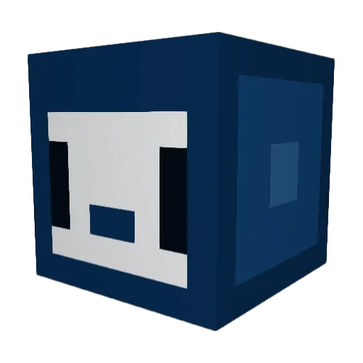 DangerousLach Minecraft avatar head, 3D render
