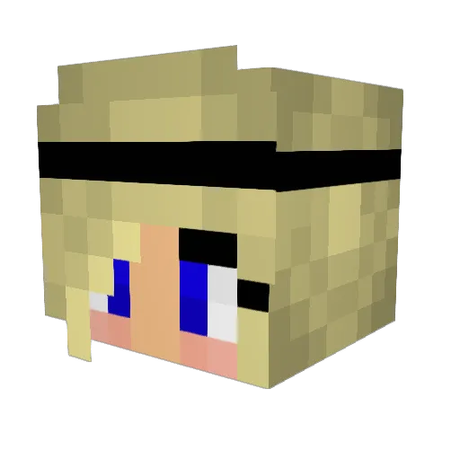 DangerousMango Minecraft avatar head, 3D render