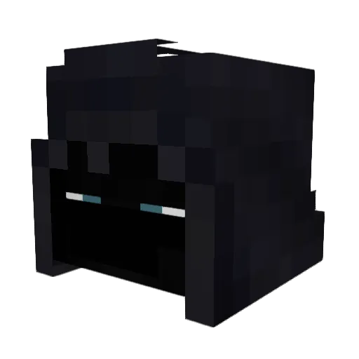 DangeryCats Minecraft avatar head, 3D render