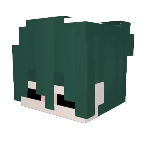 DangoVictorioso Minecraft avatar head, 3D render