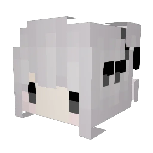Dangomushi__ Minecraft avatar head, 3D render