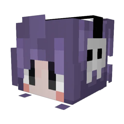 Dangyyy Minecraft avatar head, 3D render