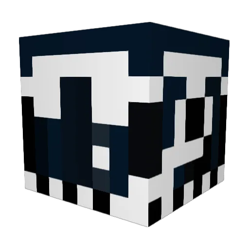 Dani1Shot Minecraft avatar head, 3D render