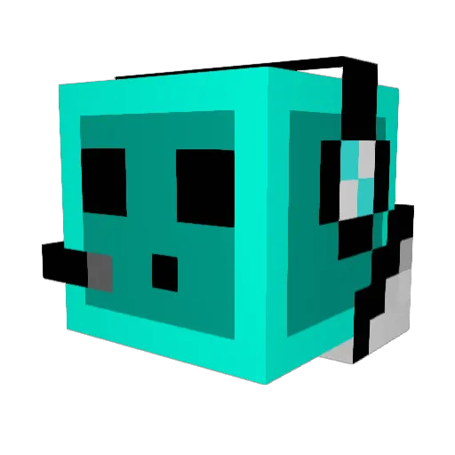 Dani3108 Minecraft avatar head, 3D render