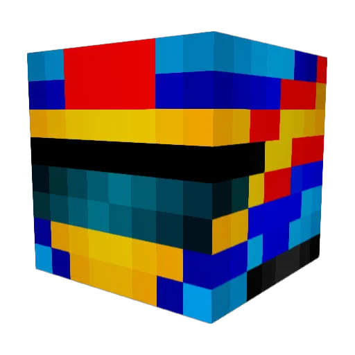 Dani360id Minecraft avatar head, 3D render