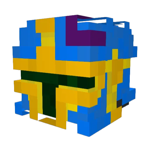 DaniKIller09 Minecraft avatar head, 3D render