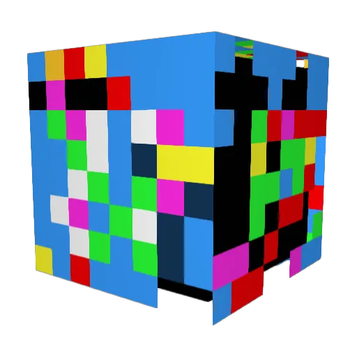 DaniKetchup Minecraft avatar head, 3D render
