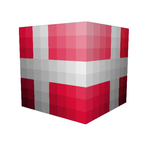 DaniTaken Minecraft avatar head, 3D render