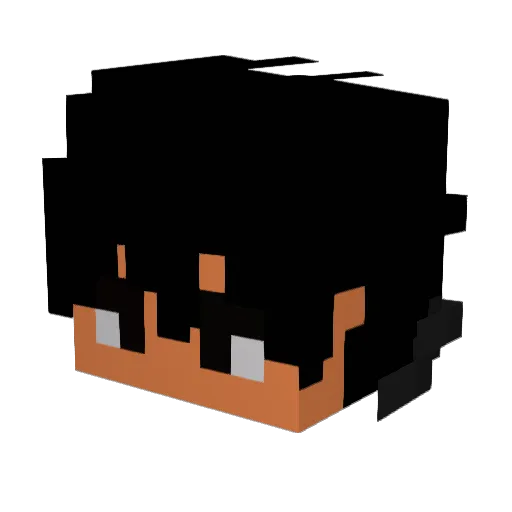 Dani_Cavz Minecraft avatar head, 3D render