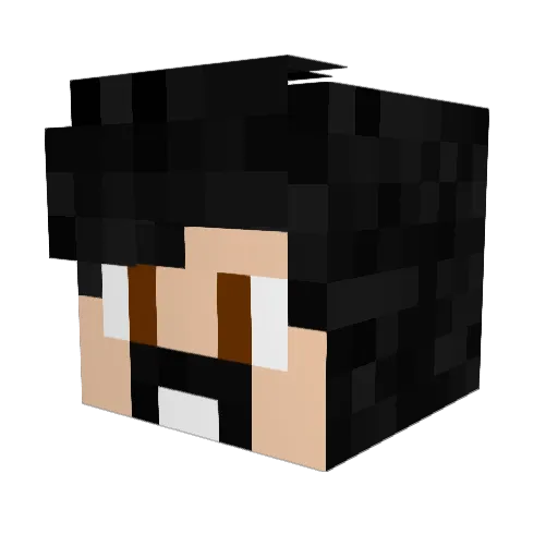 Dani_Esp_Gal Minecraft avatar head, 3D render