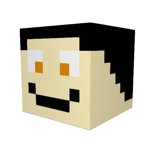 DanialjALT5 Minecraft avatar head, 3D render