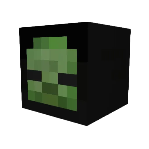 Danick812 Minecraft avatar head, 3D render