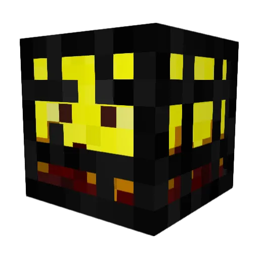 Danicker Minecraft avatar head, 3D render