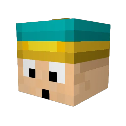 DanieIs_76 Minecraft avatar head, 3D render