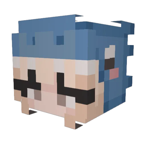 Daniel020489 Minecraft avatar head, 3D render