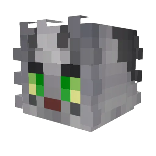 Daniel033 Minecraft avatar head, 3D render