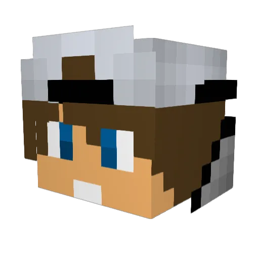 Daniel0406 Minecraft avatar head, 3D render