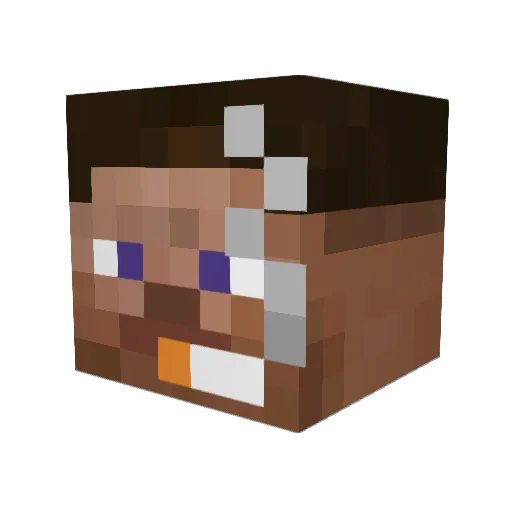 Daniel090209 Minecraft avatar head, 3D render