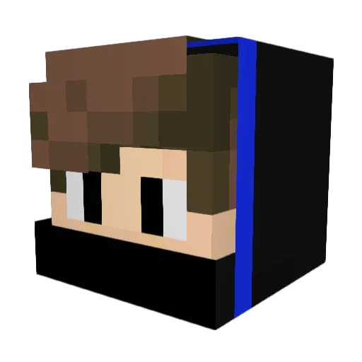 Daniel1385 Minecraft avatar head, 3D render