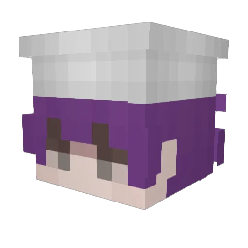 Daniel1912 Minecraft avatar head, 3D render