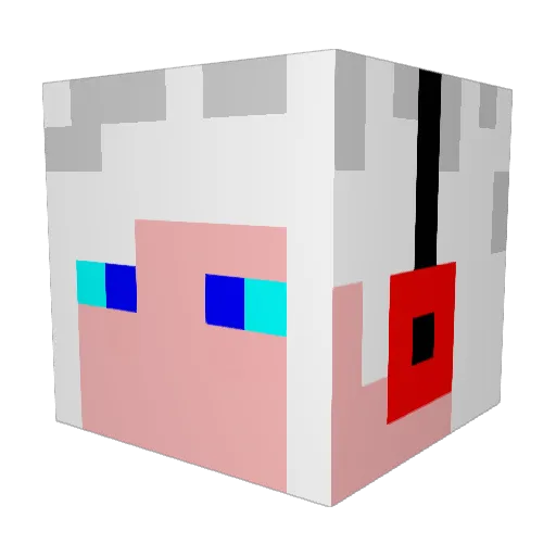 Daniel20000316 Minecraft avatar head, 3D render