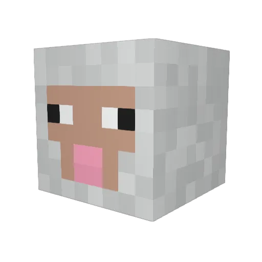Daniel3032 Minecraft avatar head, 3D render