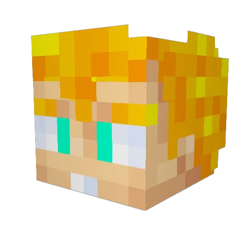 Daniel5343 Minecraft avatar head, 3D render