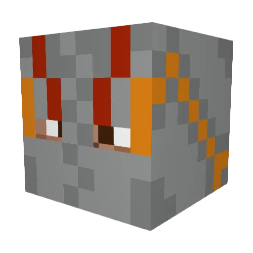 DanielA0527 Minecraft avatar head, 3D render