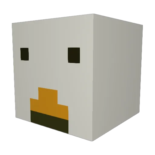 DanielC05 Minecraft avatar head, 3D render
