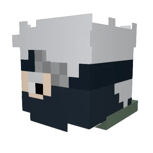 DanielCV Minecraft avatar head, 3D render