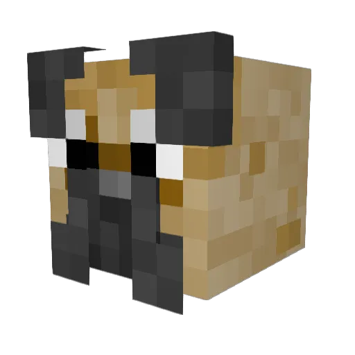 DanielD2016 Minecraft avatar head, 3D render