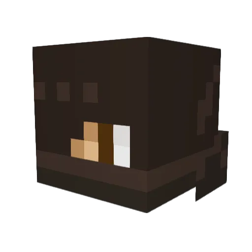 DanielDX01 Minecraft avatar head, 3D render