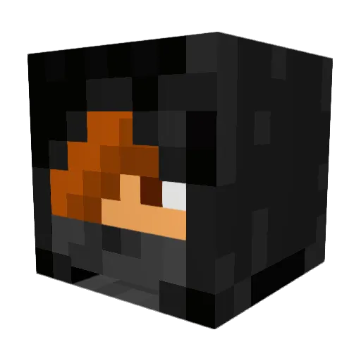 DanielDaTerrors Minecraft avatar head, 3D render