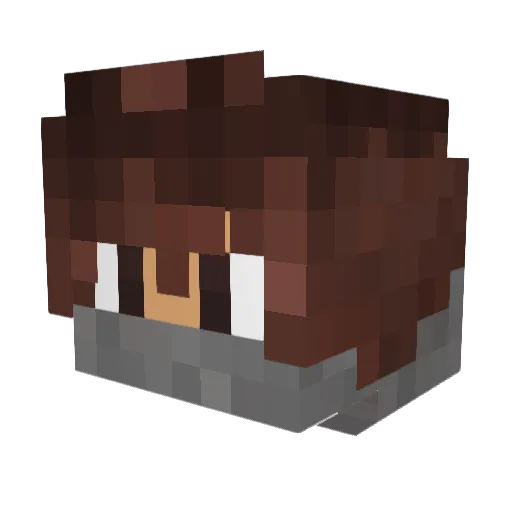 DanielDeShmaniel Minecraft avatar head, 3D render