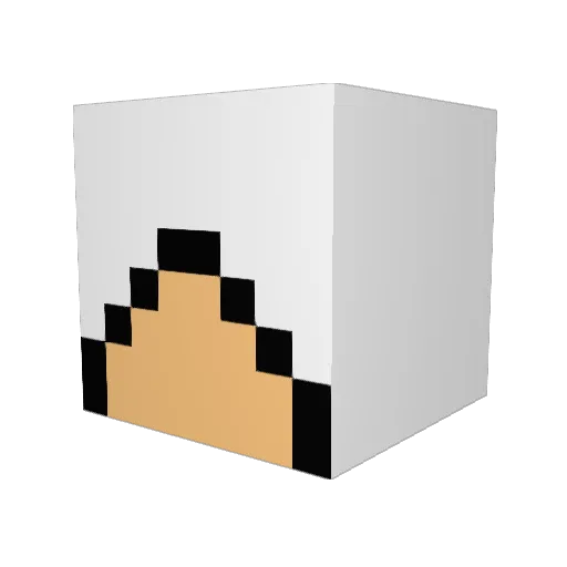 DanielEberhardt Minecraft avatar head, 3D render