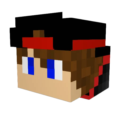 DanielFinn14 Minecraft avatar head, 3D render