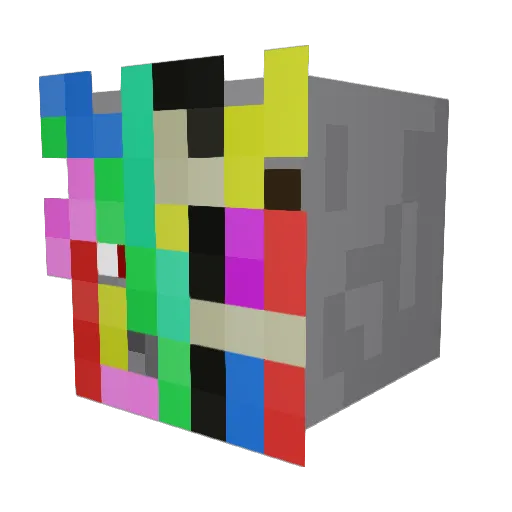 DanielGal123 Minecraft avatar head, 3D render